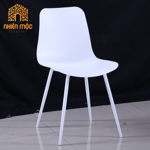 Ghế nhựa chân sơn giả gỗ hiện đại – NMGN16